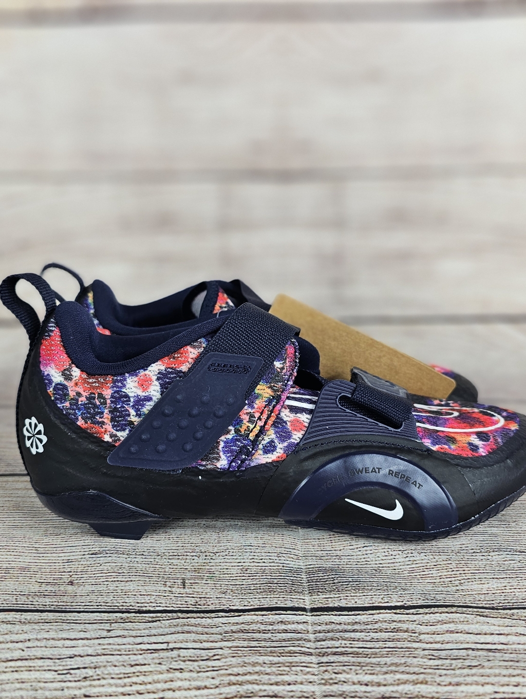 Nike Superrep Cycle 2 Indoor Spray Paint Dh3395-400 Cycling Shoes Womens Nwob